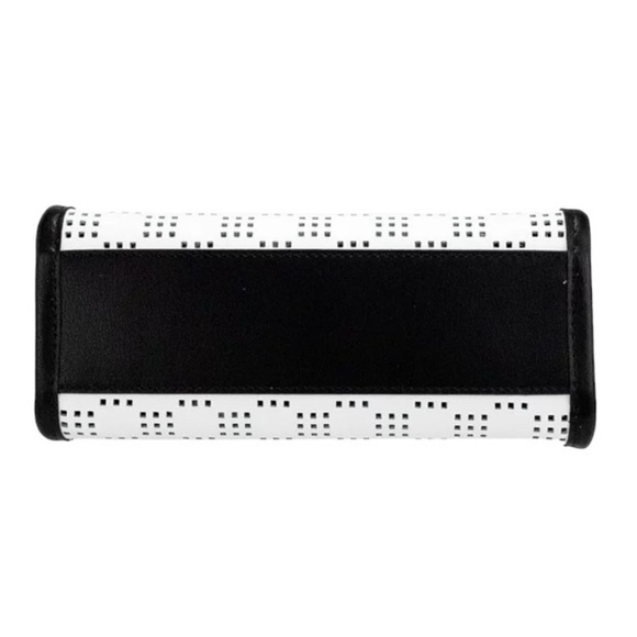 Marc Jacobs Mini Grind Cotton Perforated Leather Crossbody Tote Bag Purse - Picture 8 of 11